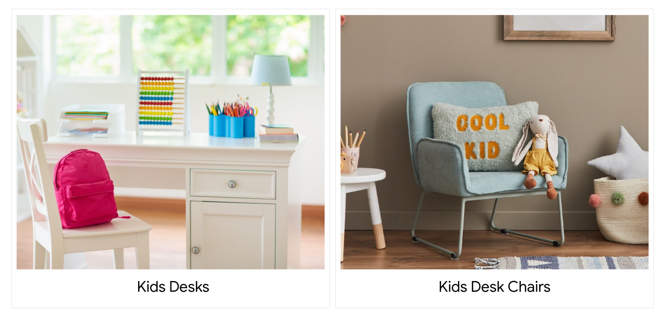 Category links for kids’ desks and kids’ desk chairs